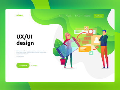 Ui/Ux Design app branding design digital icon illustration illustrator logo mountain typography vector web