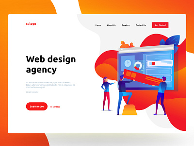 Web design Agency Landing Page