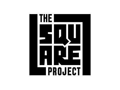 The Square Project Logo brand and identity branding design goodtype lettering logo typography