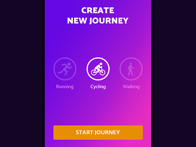 Fitness App second screen cycling fitness app running app