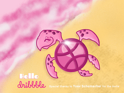 Hello Dribbble! schumacher yoav