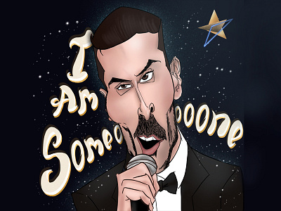 Eurovision 2019 2019 caricature country design dribbble eurovision illustration israel music procreate representation singer typography