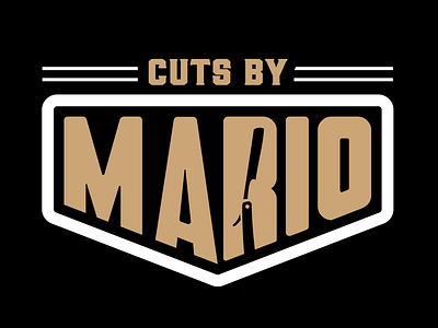 Cuts By Mario barber barbershop logo