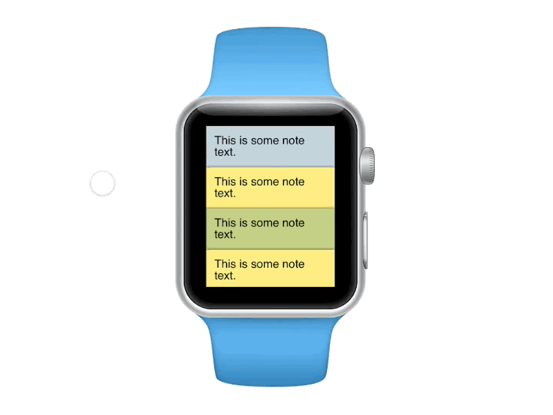 Noted for Apple Watch apple gif noted notes tack watch