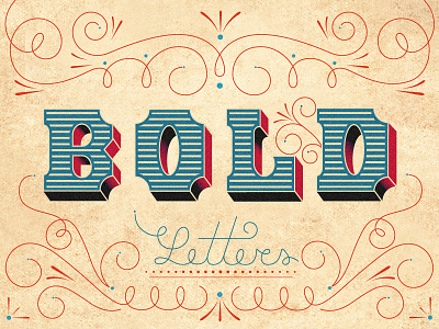 Bold Letters design floral lettering letters scripture type typography