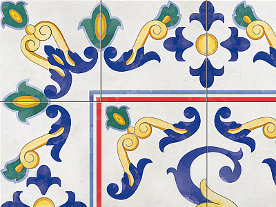Italian Style Ceramics ceramic design handlettering illustration italianstyle lettering pattern tiles typography