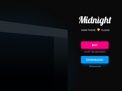 Midnight - Dark Theme Sketch Plugin dark dark theme midnight plugin sketch sketchapp