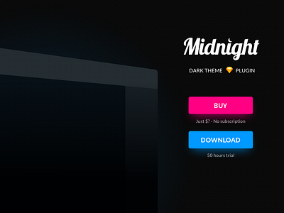 Midnight - Dark Theme Sketch Plugin