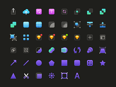 Midnight Icons - Sketch Dark Theme Plugin by Danny Lai on Dribbble