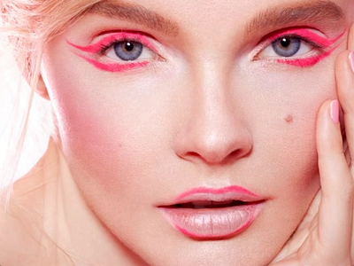 Petal Pink Glam Beauty Editorial beauty branding campaign editorial design fashion glamour motiongraphics uidesign