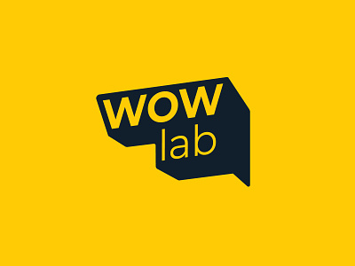 Logo WOWlab branding design logo logotype vector