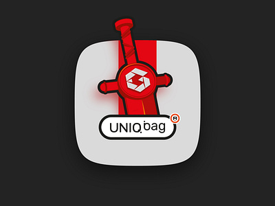 Illustration for the UniqBag series #2 branding design icon illustration vector