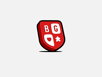 Logotype board game blog Bgeek.ru avatar board game branding icon illustration logotype stiker vector youtube
