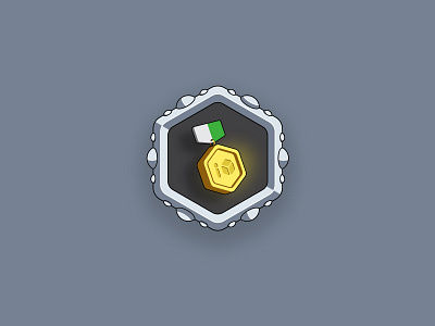 Achievement icon — Medal achievement art design icon illustration vector