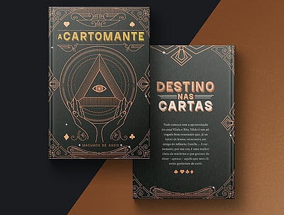 A cartomante: Machado de Assis book book cover desenhar ilustração indesign indesign template realidade aumentada