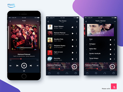 Amazon Music App Redesign By Gowtham K On Dribbble