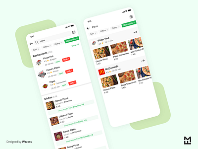 Kuwait Restaurants  Directory UI/UX(Search & category pages)