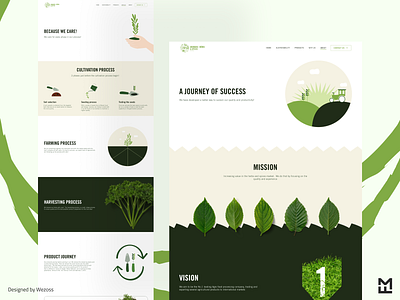 Aromatic herbs & spices UI content pages