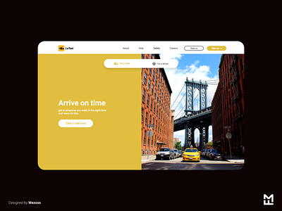 LuTaxi (ride-hailing) UI design