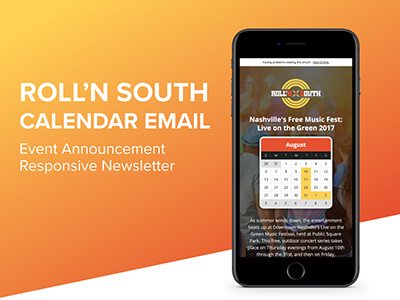 Email Marketing Design & Development - Roll'n South