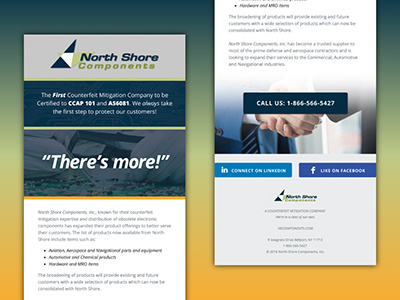 Email Marketing Design & Development - North Shore Components design development email marketing