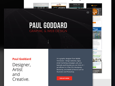 Website Design - Paul Goddard Design design graphic design uiux design website design website development