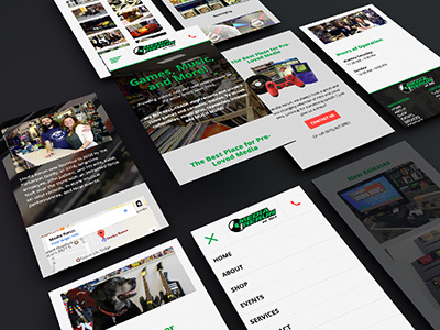 Website Design - Media Rerun design graphic design uiux design website design