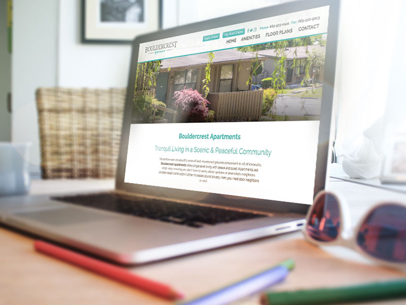 Website Design - Bouldercrest Apartments uiux design graphic design design website design
