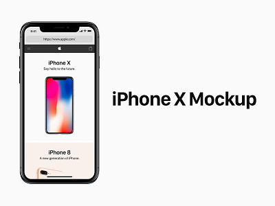 Iphone X PSD Mockup design iphone iphone x mockup psd uiux