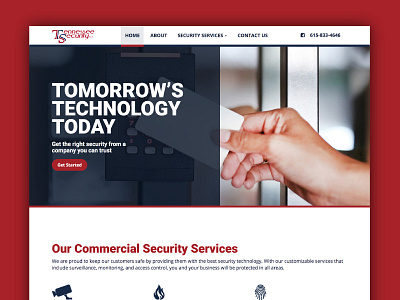 Website Design - Tennessee Security