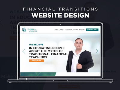 Website Design - Financial Transitions design graphic design responsive web design web design