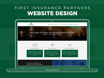 Website Design - First Insurance Partners design graphic design responsive web design web design