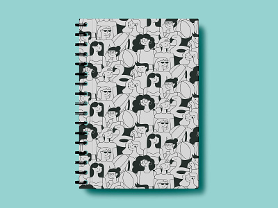 Notebook Design artwork beach design digitalart graphic design illustration line drawing notebook notebook design stationary design stationery vector vector illustration