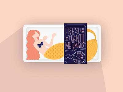 Fish - Inktober/ Vectober 2020 fish illustration inktober inktober2020 mermaid packaging vectober vectober2020