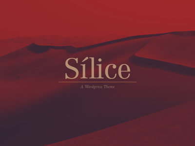 Sílice Wordpress Theme