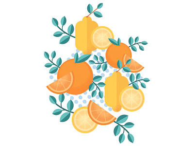 Citrus design flat design flat illustration illustration illustrator vector vector art