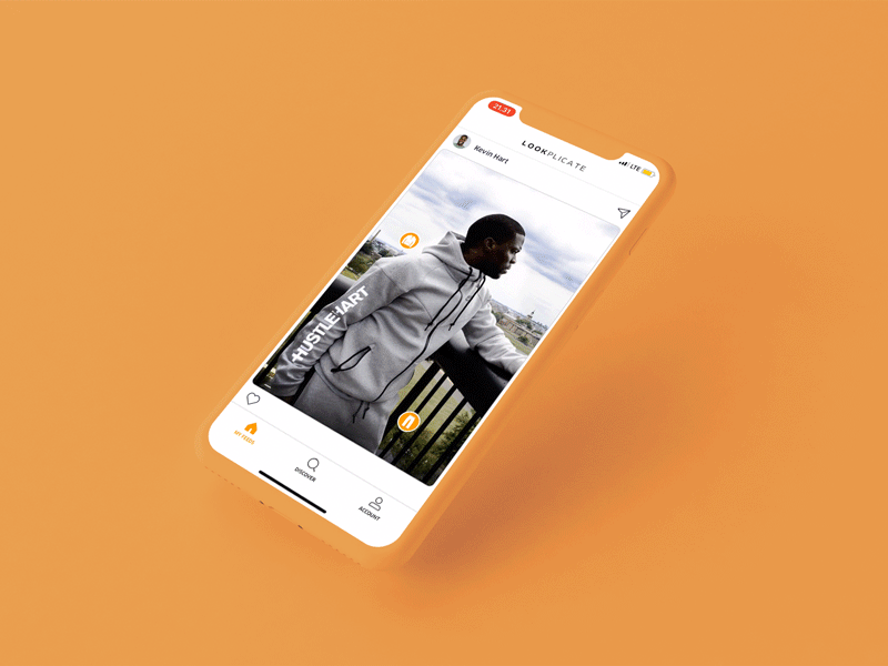 iPhone Fashion App Interaction android animation gif ios iphone x mobile mobile app motion ui ui design ui interaction xcode