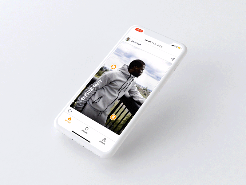 iPhone Fashion App Interaction