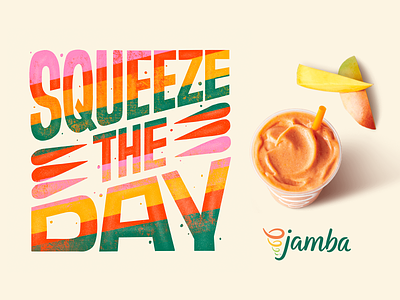 Jamba Campaign branding design hand lettering handlettering illustration type art typogaphy word art