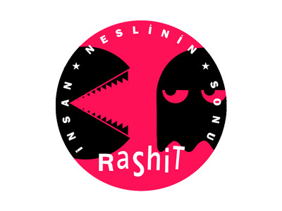 Sticker Design For Rashit music pacman sticker