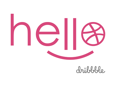 Hello dribbblers! debut dribbble first hello illustration shot