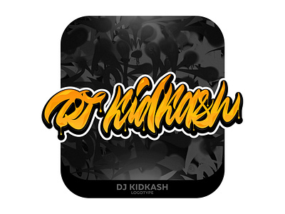 DJ Kidkash Lettering calligraphy illustration lettering logo logotype vector каллиграфия леттеринг