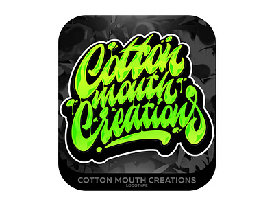 Cotton mouth Creations Lettering branding calligraphy design graffiti illustration illustrator lettering logo logotype type typography vector каллиграфия леттеринг