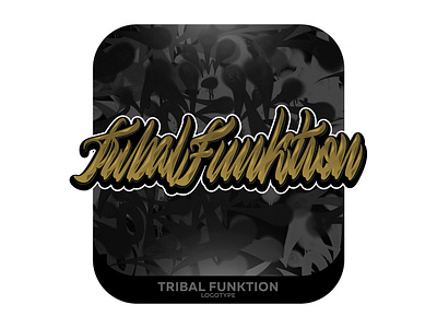 Tribal Funktion Lettering branding calligraphy design graffiti illustration illustrator lettering logo logotype type typography vector каллиграфия леттеринг