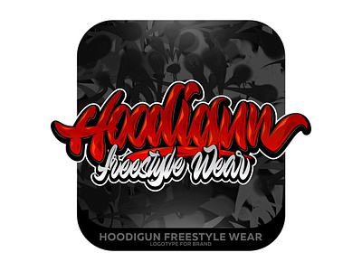 Hoodigun Freestyle Wear Lettering branding calligraphy design graffiti illustration illustrator lettering logo logotype type typography vector каллиграфия леттеринг