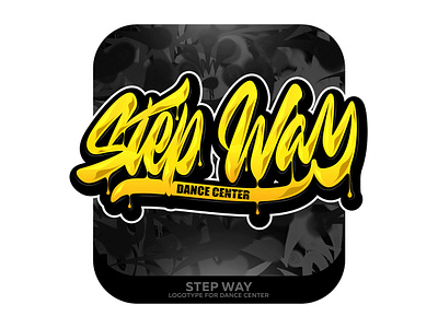 Step way Dance center lettering branding calligraphy design graffiti illustration illustrator lettering logo logotype type typography vector каллиграфия леттеринг