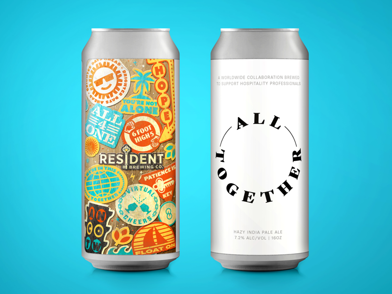 Resident Brewing - All Together IPA by Tyler Cristobal on Dribbble