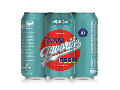 Home Brewing Co - Your Favorite Beer Can