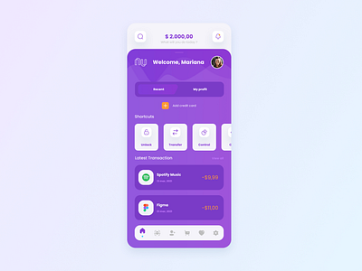 Nubank app - 2021 Concept app concept layout redesign site ui uiux web web design website