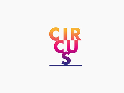 Circus app design branding design logo